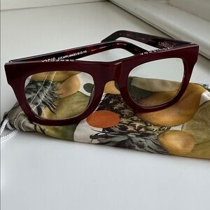 Caddis D28 1.25 burgundy/hemognar Glasses